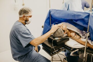 Patient undergoing anesthesia